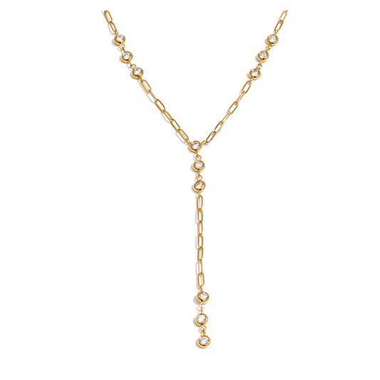Bezel Chain Necklace