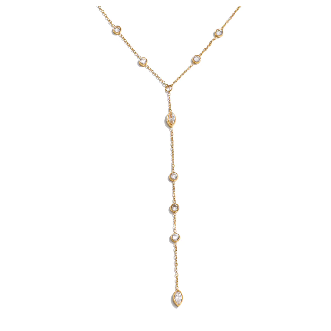 Confetti Lariat Necklace
