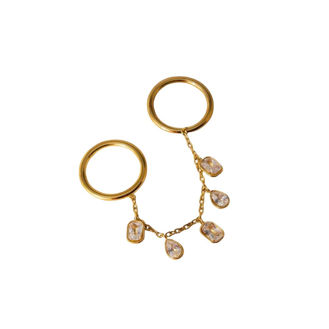Double Ring Sparkler Chain