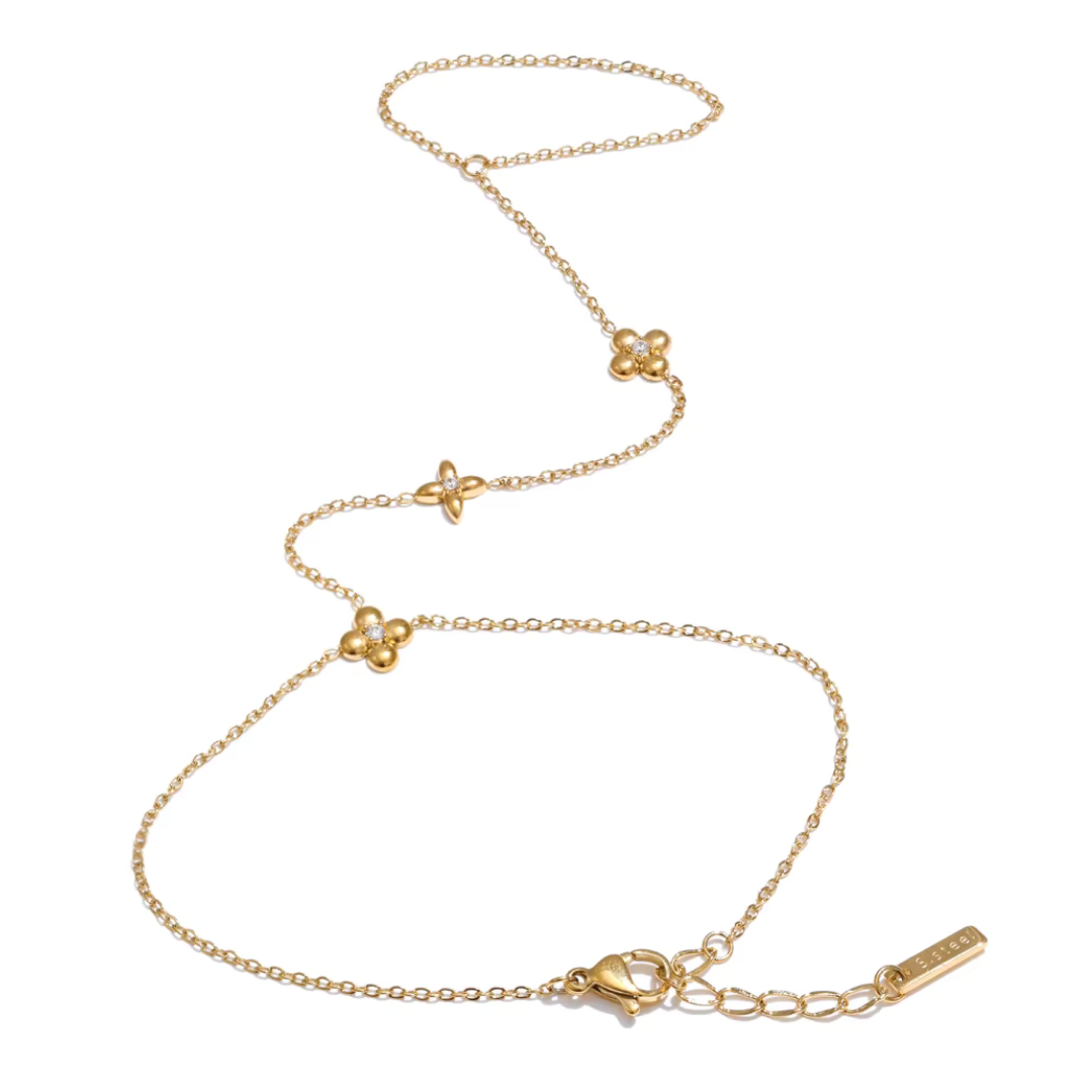 Floral Link Hand Chain