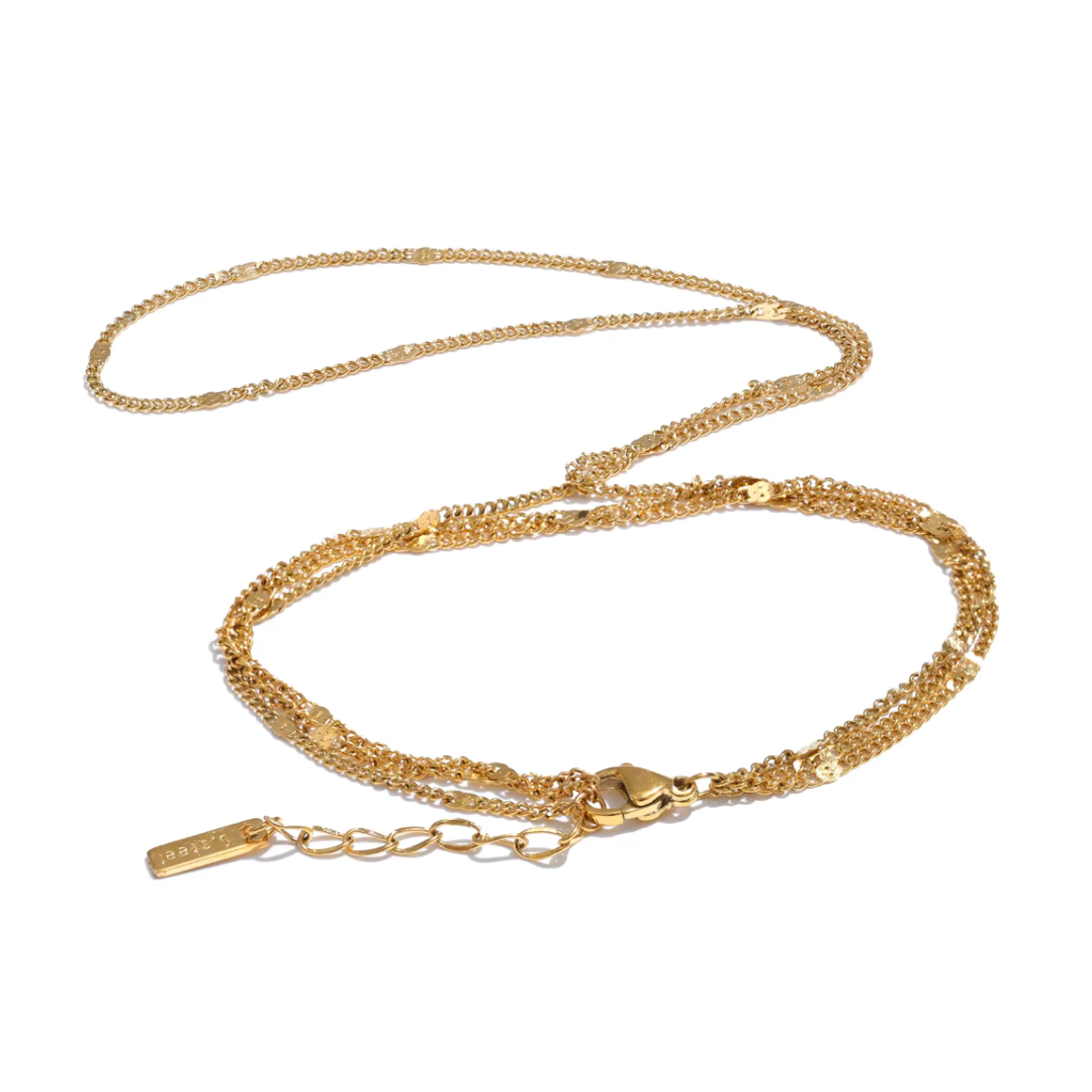 Layered Curb Hand Chain