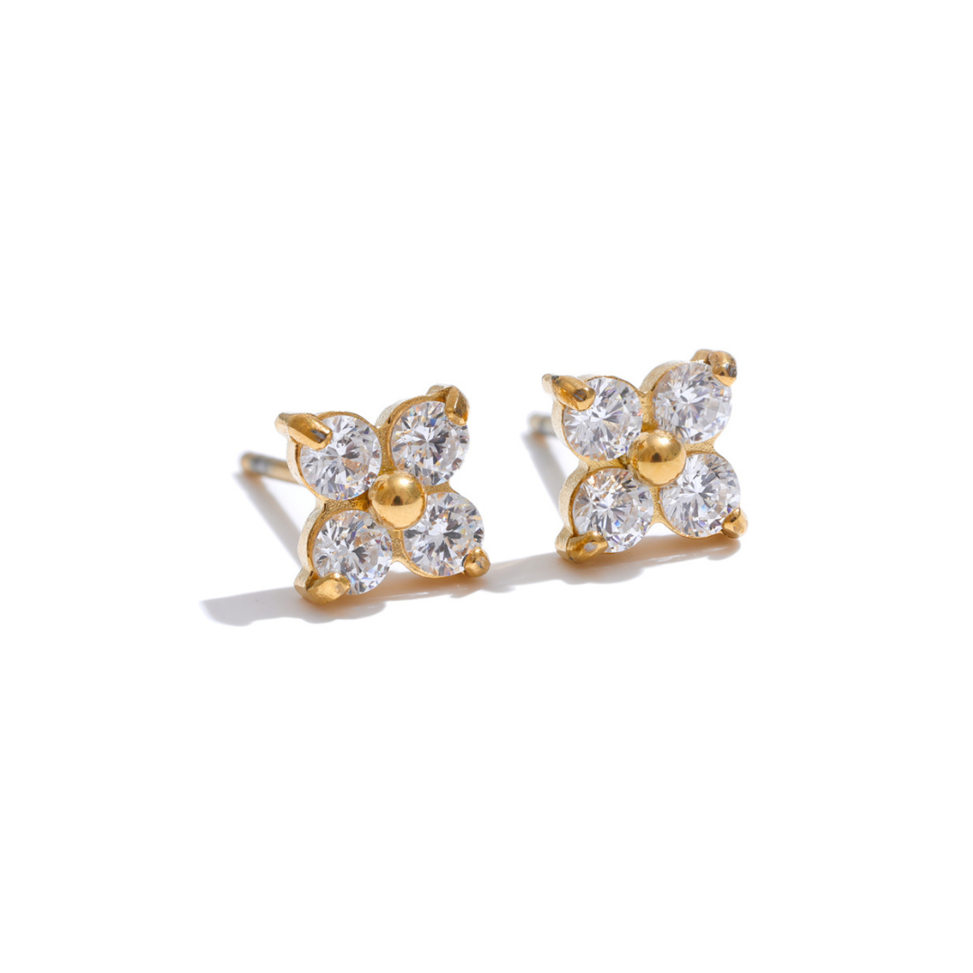 Lucky Clover Studs