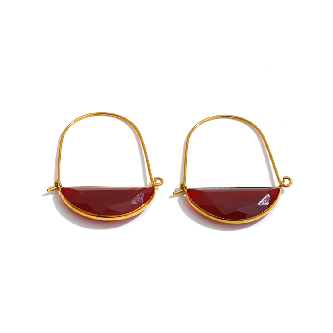Merlot Drop Studs