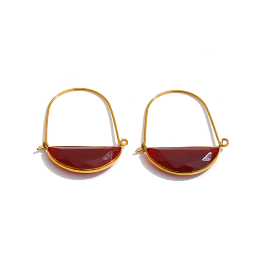 Merlot Drop Studs