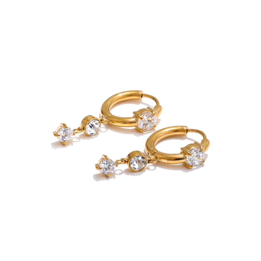 Twin Drop Studs